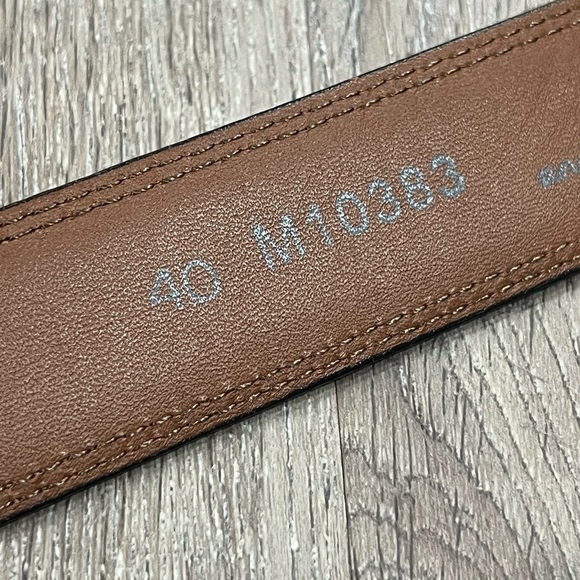 Brighton Belt 40W Hand made in USA Black Genuine Leather Belt - Picture 10 of 13